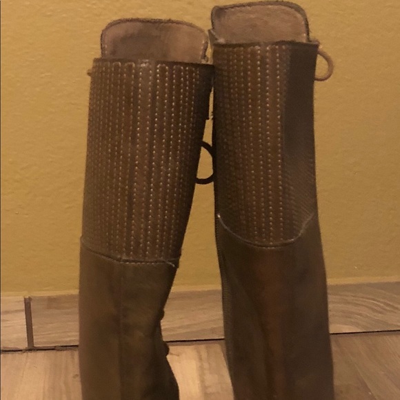 Combat boots. Lace in front zippers as well - Picture 5 of 6